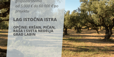 LAG Istočna istra Natječaj 2025