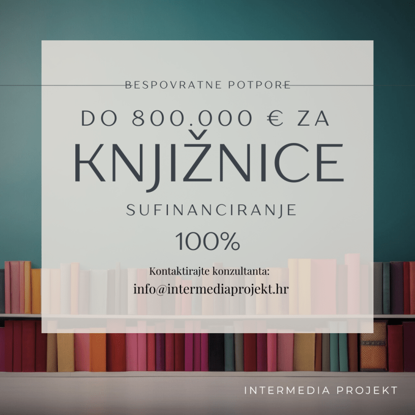 Bespovratne potpore za narodne knjižnice